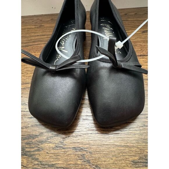 3.1 Phillip Lim ID Soft Black Leather Ballerina Pumps - Picture 8 of 15